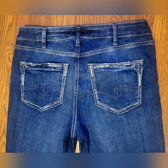 Silver jeans Avery Capri Women's Blue Denim W33/L25 A25 - Picture 10 of 10